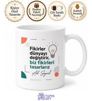 Reklam Ajansı İçin Özel Baskılı Kupa Bardak Hediye Reklam Sektörü Tasarım