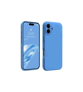 iPhone 16 Kılıf First Silikon - Mavi