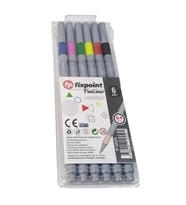 Fineliner 6 Lı İnce Uçlu Kalem 1 Paket 6 Renk 0.4 Mm Keçe Uçlu Kalem Renkli İşaretleme Yazı Kalemi