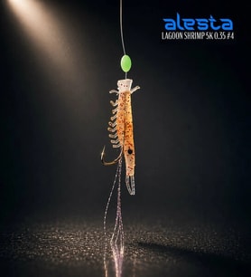 ALESTA LAGOON SHRIMP RIG X0288 5 KÖSTEK 0.35MM NO:6 İĞNE RENK:HONEY