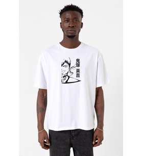 Great Teacher Anime Poster Beyaz Erkek Oversize Tshirt