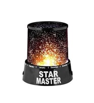Star Master Pilli Gökyüzü Projeksiyonlu Led Renkli Yıldızlı Tavan Işık Yansıtma Gece Lambası