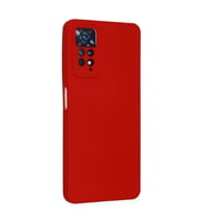 Xiaomi Redmi Note 11 Pro Kılıf Nano İçi Kadife Silikon - Kırmızı
