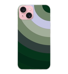 PrintiFy Apple iPhone 15 Uyumlu Renk Cümbüşü C Tasarımlı Slim Fit Şeffaf Silikon Kılıf