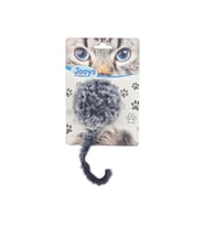 Jooys Kürklü Tırtıklı Kedi Topu