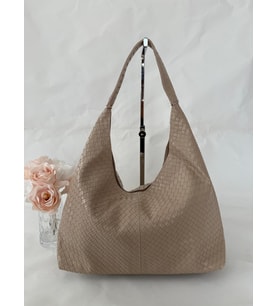 Örgü Deri Omuz Çantası Hobo Çanta – Omuz Askılı, Yumuşak Deri, Günlük & Şık Spacious Shoulder Bag