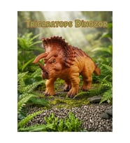 Gerçekçi Triceratops Dinozor Figürü - Eğitici Oyuncak Hayvan Modeli (20 cm)