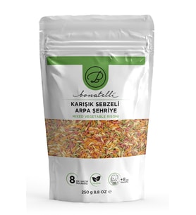 Karışık Sebzeli Arpa Şehriye 250 G Bebek Makarna +8 Ay