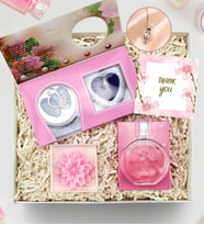 Avon Wish of Love Parfüm & Lotus Mum & İstiridye İçinde Gerçek Kültür İnci Kolye Kadına Hediye Seti