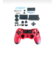 Playstation 4 Uyumlu Kasa Joystick V1 Full Kasa Tuş Takımı Kırmızı
