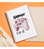 Gamer ( Oyuncu ) Tasarımlı Defter Kişiye Özel