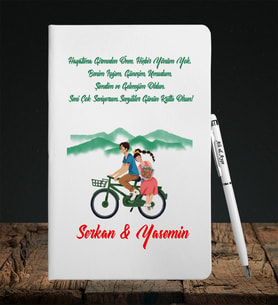 Sevgililer Gününe Özel Defter Kalem Seti 12