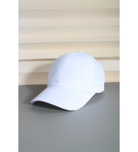 Cappello Beyaz Spor Şapka Unisex Arkası Cırtlı Ayarlanabilir 24SAPKADUZ