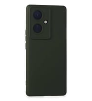 Northcity Vivo V29 Lite Uyumlu Kılıf Nano içi Kadife Silikon - Koyu Yeşil
