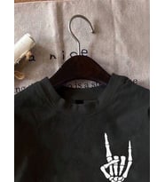 Erkek Baskılı T-Shirt Kısa Kol Bisiklet Yaka Regular Fit Rahat Kalıp Tişört - Siyah