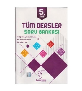 Karekök Yayınları Karekök 5.sınıf Tüm Dersler Soru Banksı (Çok Renkli)