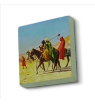 Çölde Atlılar (Jean-Léon Gérôme, 1870) Baskılı Doğaltaş  Magnet(KRT-135)Buzdolabı Süsü