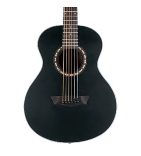 Washburn AGM5BMK Apprentice G-Mini 5 Siyah  Mat Siyah Kaplama Genç Müzisyenler İçin