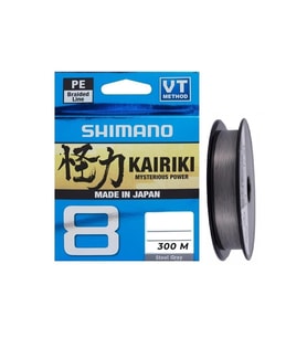 Kairiki 8x 300m Steel Gray 0.19mm 12kg Örgü Misina, dayanıklı ve güçlü