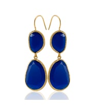 Kadir Jewellery 22 Ayar Altın Kaplama Kadın Sallantılı Küpe -El İşçiliği Ve Hipoalerjenik Küpe