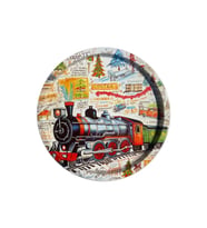 Prestijli Metal Yuvarlak Dekor Tepsi 35 cm – Özel Tasarım