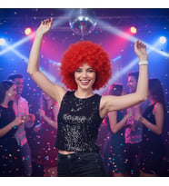 Animasyon Parti Palyaço Peruğu / Kırmızı