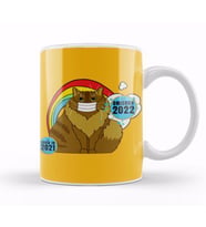 Sarcasm Funny Vintage Cat Saying Covid Hi Omicron Virus 2022 Kupa Bardak Porselen