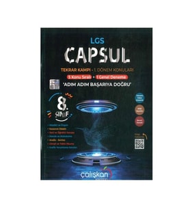 8 Sınıf LGS Capsül Tekrar Kampı 1 Dönem Konuları Çalışkan