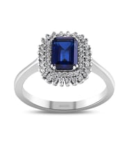 1.45 Karat Safir Pırlanta Yüzük