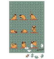 Pug Yoga Köpek Puzzle 240 Parça Yapboz