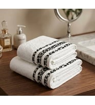 Savana Ekstra Emici %100 Pamuklu 2'li Lüks Aile Banyo ve El-Yüz Havlusu Seti (70x140 + 50x90 cm)