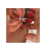KELEBEKLİ KIKIRDAK (EARCUFF) KÜPE-GÜMÜŞ RENK ACR7963