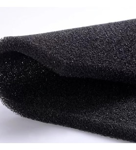 FİLTRE SÜNGERİ 10 MM (EN: 1,5 MT * BOY: 0,5 MT) (Siyah)