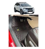 Chevrolet Captiva 2007-2017 Arası 5 Kişilik Araca Özel 8d Havuzlu Paspas Takımı (Altın)