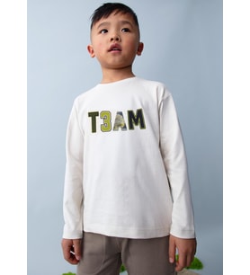 Mayoral Erkek Çocuk Sweatshirt Krem
