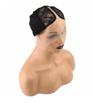 T Lace Tül Peruk Dikim Filesi - Siyah