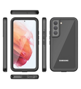 Samsung Galaxy S22 Uyumlu Kılıf 1-1 Su Geçirmez Kılıf (Siyah)