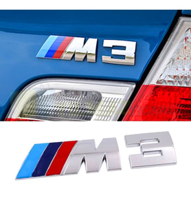BMW M3 Bagaj Logo Arma Amblem Paslanmaz Çelik Yüksek Kalite