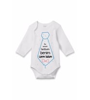 Bebek Beyaz Bu Seneki Hediyen Benim Baskılı Zıbın