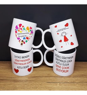 pilelistore Öğretmenler Gününe Özel Baskılı Kupa Bardak 1 Adet