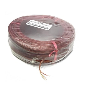 TEMKA 2x0,75mm Yassı Şeffaf Hoparlör Kablosu 100Metre Şeffaf (Çok Renkli)