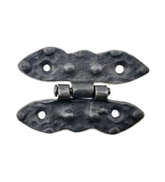 Antika Tarz Dekoratif Pirinç Bodur Menteşe - 75x50 mm, Oksit