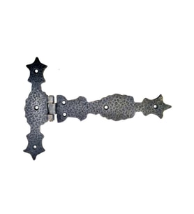 Antika Tarz Dekoratif Pirinç Kuyruklu Zambak Menteşe - 175x248 Mm, Oksit