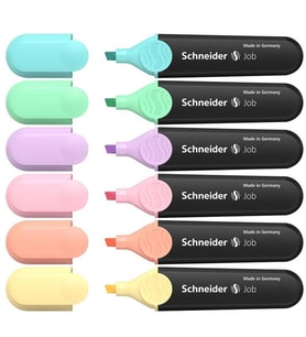 Schneider Fosforlu Kalem Job Pastel 6 Lı 115097