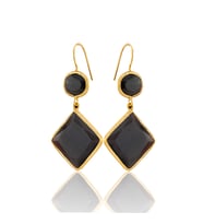 Kadir Jewellery 22 Ayar Altın Kaplama Kadın Sallantılı Küpe -El İşçiliği Ve Hipoalerjenik Küpe