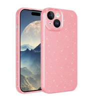 Apple iPhone 15 Kılıf Kamera Korumalı Simli Lüks Zore Koton Kapak