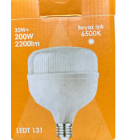 Osaka 30W (200W) 6500K (Beyaz Işık) E27 Duylu (Kalın Duy) Torch Led Ampul (Yeni Model)