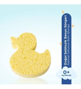 Wee Baby Doğal Selülozik Banyo Süngeri Sarı