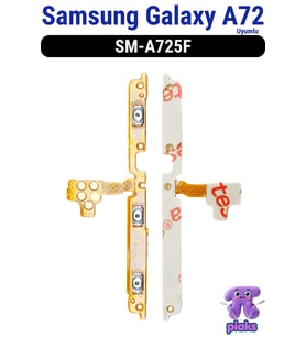 Samsung Galaxy A72 On Off Açma Kapama Volume Ses Film Flex SM-A725F Uyumlu