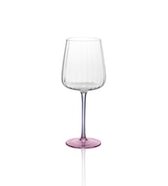 The Mia Şarap Kadehi Mavi Pembe 600 ml (Çok Renkli)
